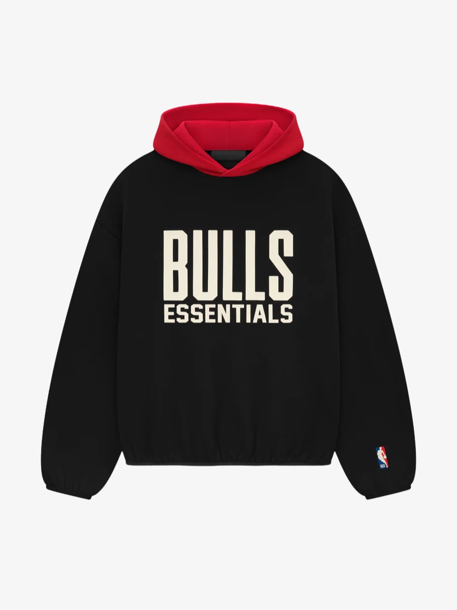 Essentials Bulls Hoodie – Black Essentials Bulls Hoodie – Black