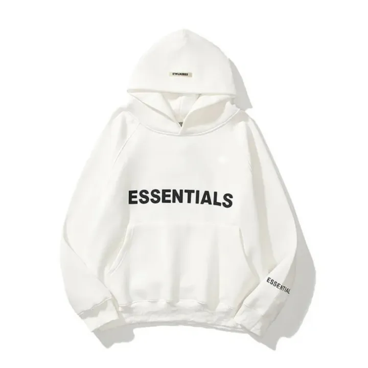 White Essentials Hoodie White Essentials Hoodie