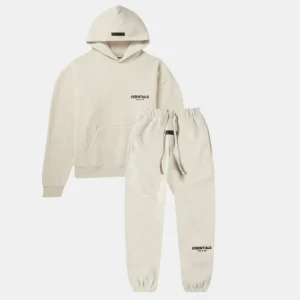 Fear of God Light Heather Oatmeal Essentials Tracksuit