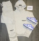 Fear of God Light Heather Oatmeal Essentials Tracksuit