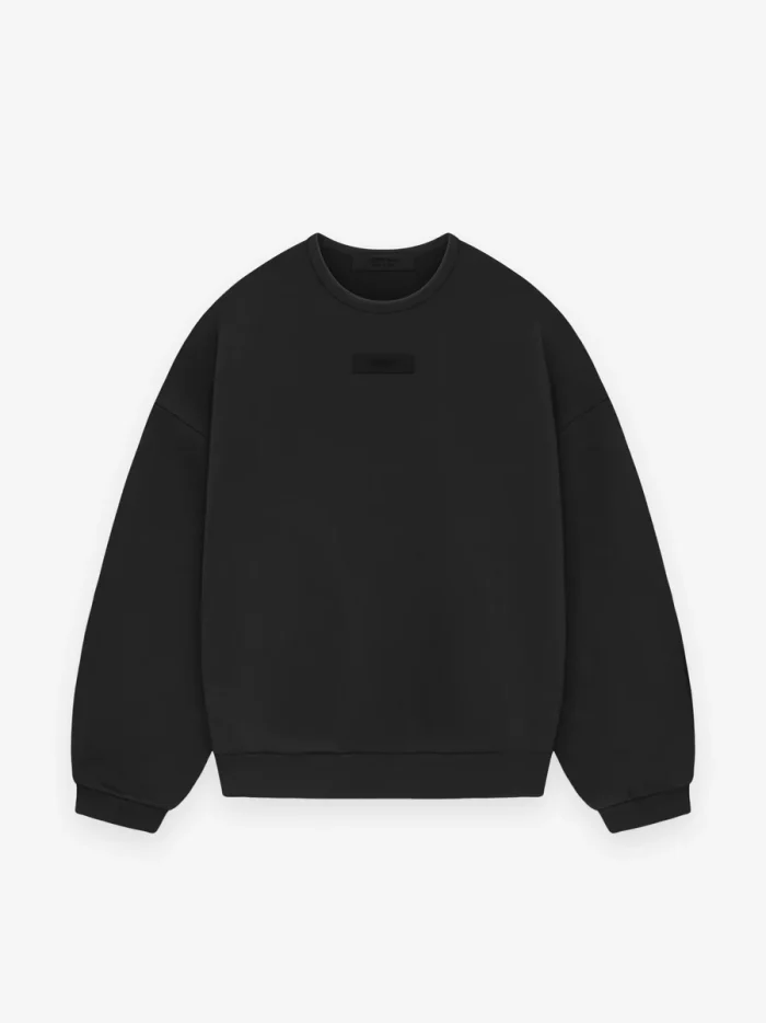Essentials Crewneck Sweatshirts Black Essentials Crewneck Sweatshirts Black