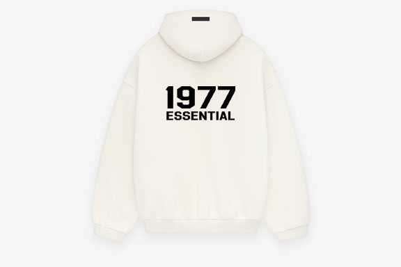 1977 Essentials Fleece Hoodie Beige 1977 Essentials Fleece Hoodie Beige