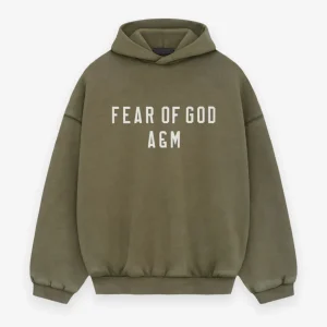 Fear Of God Green Essentials Hoodie