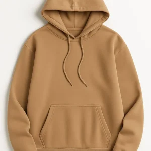 Brown Pullover Essentials Hoodie