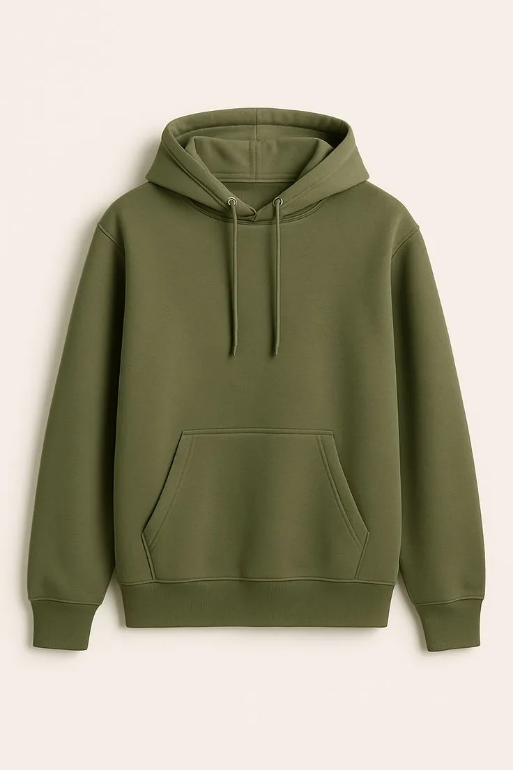 Green Pullover Essentials Hoodie Green Pullover Essentials Hoodie
