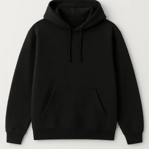 Black Pullover Essentials Hoodie