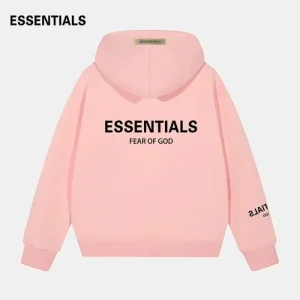 Fear OF God Pink Essentials Hoodie