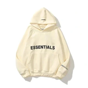 Essentials Oversized Cream Hoodie