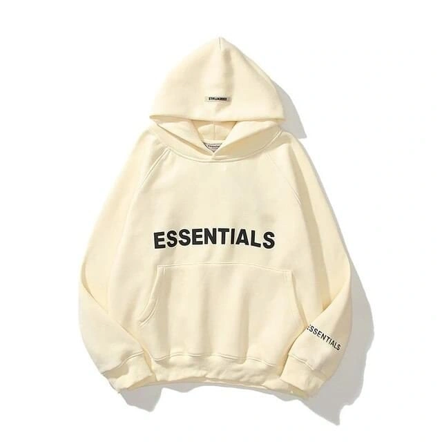Essentials Oversized Cream Hoodie Essentials Oversized Cream Hoodie