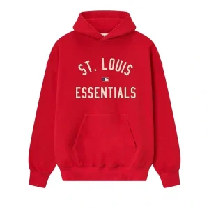 Red Essentials Hoodie