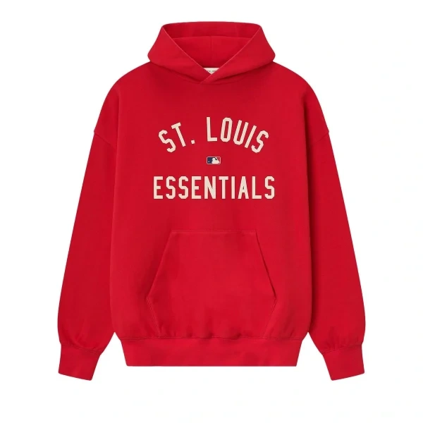 Red Essentials Hoodie Red Essentials Hoodie